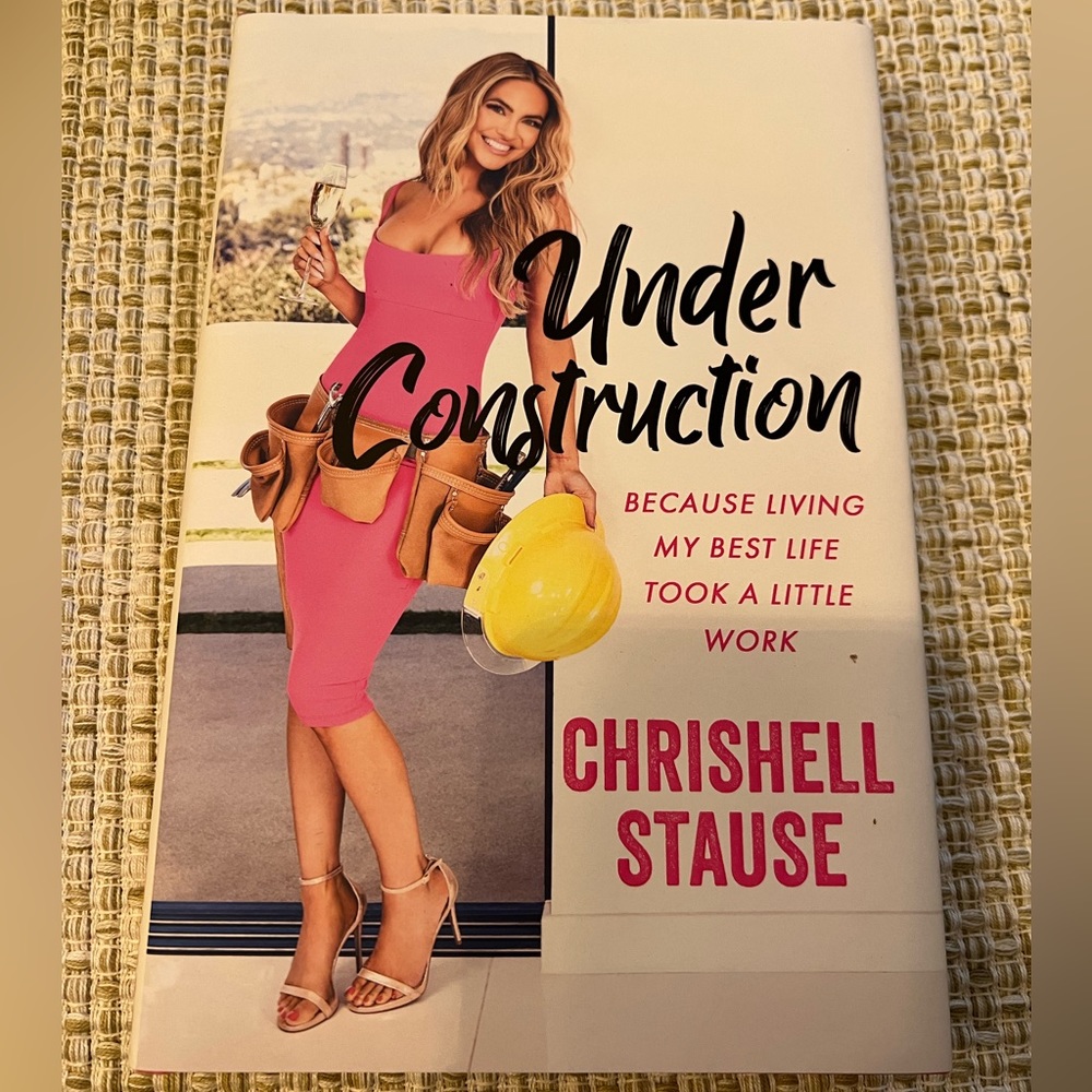 Christel Stause “Under Construction” Hard cover book.   Authenticity included.